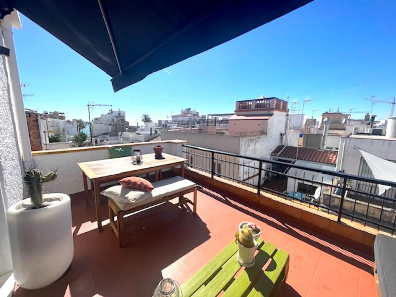Unique Studio Apartment With Amazing Terrace Sitges Centre Beach Экстерьер фото