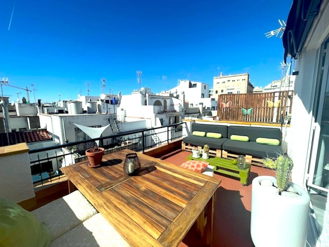 Unique Studio Apartment With Amazing Terrace Sitges Centre Beach Экстерьер фото